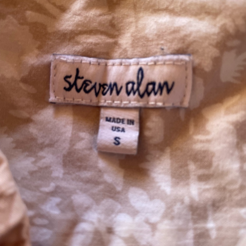 Cotton Button Down By Steven Alan Size Small - image 3